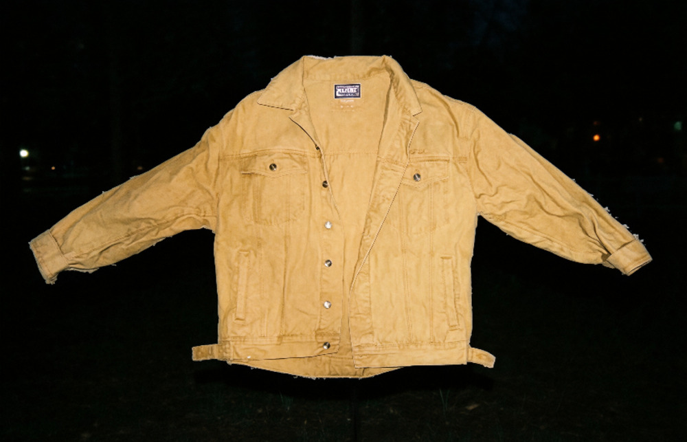 Verse All American Denim Mustard Yellow Canvas Trucker Jacket